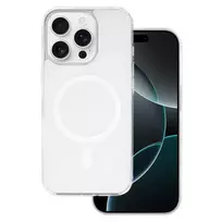 Toptel Glossy phone case with MagSafe support for iPhone 16 Pro Max, white
