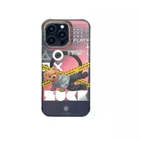 Zuck Bear New York Never Sleeps phone case with MagSafe support for iPhone 15 Pro Max Queens Spark TTT
