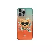 Zuck Bear Harold phone case with MagSafe support for iPhone 16 Pro Max, orange