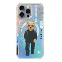 Zuck Bear Berlin Boss phone case with MagSafe support for iPhone 15 Pro