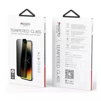 Yesido 5D privacy tempered glass for iPhone 15 Pro (privacy effect)