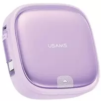 USAMS SJ650USB03 3-in-1 data transfer and charging cable | USB-A to Micro USB, USB-C, Lightning | 60W | purple