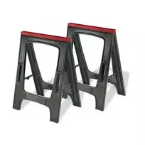 Keter DIY Stiles, set of 2. Sawhorses, 23" (57.8 x 102 x 79.2 cm)