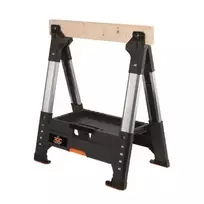 Keter DIY Wooden-topped steak ROC Pro Gear Lumber Jack Sawhorse 71x69x82cm