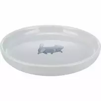 Trixie Pet bowl, ceramic - Bowl, flat and wide, cat, ceramic, 0.6 l/ø 23 cm