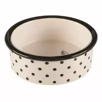 Trixie Pet bowl, ceramic - Zentangle ceramic bowl, 0.3 l/ø 12 cm