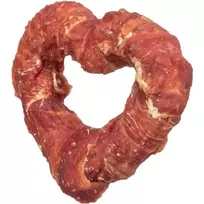 Trixie Dog treats - Denta Fun Heart with Duck Breast, Bulk, ø 8 cm, 40 g