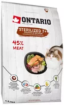 Ontario Dry cat food - Sterilised Cat 7+, 6.5 kg
