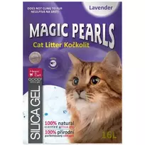 Placek Silicone sand for cat litter: MAGIC PEARLS Lavender 16 L