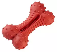 Gimborn Dog toy - DOG RED TITAN CURVY BONE