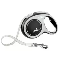 Flexi Inertia leash for dogs - Trixie New COMFORT, webbing leash, L: 8 m, black