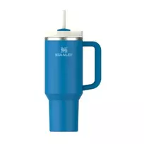 Stanley Thermo mug with straw. The Quencher H2.O FlowState Tumbler, 1.18L, blue