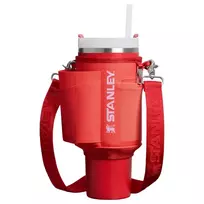 Stanley Carry case for thermo mug with straw. The All-Day Quencher Carry-All, 1.18L, coral red-orange