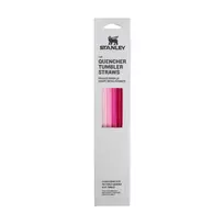 Stanley Straw set of 4 for thermo mugs, The Quencher Travel Tumbler Straws, 1.18L, pink