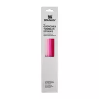 Stanley Straw set of 4 for thermo mugs, The Quencher Travel Tumbler Straws, 0.89L, pink