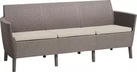 Keter Salemo 3-Seater Sofa in Beige