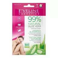 Eveline Cosmetics Set Duo, 99% Natural Aloe Vera, Soothing Body Post-Shaving Gel, Face and Body, 2 pcs, 10 ml