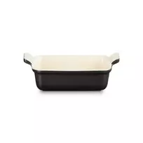 LE CREUSET Rectangular Heritage Stoneware 19x14cm / 1.1L black