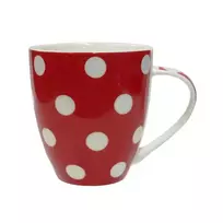 ASI COLLECTION Mug "Dots" 513 ml red with white dots