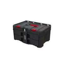 Keter DIY Tool box with 2 drawers Stack'N'Roll, 2 Drawers, 48.1x33.2x23.3cm