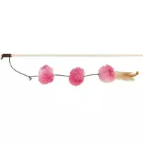 Trixie Cat Toy - Playing with Pom-Pom Balls, 50cm