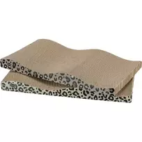 Trixie Scratching Boards Leo, Catnip, 44 × 6 × 25 cm, 2 pieces