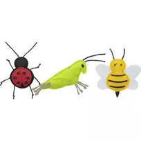 Trixie Cat toy - Insects, felt, catnip, 11 cm, 1 piece