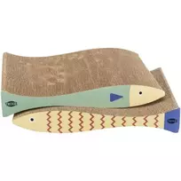 Trixie Scratching cardboard fish, catnip, 40 x 30 x 11 cm, 2 pieces