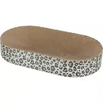 Trixie Leo scratching post - bed, cardboard, catnip, 63 × 10 × 35 cm