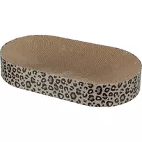 Trixie Leo scratching post - bed, cardboard, catnip, 63 × 10 × 35 cm