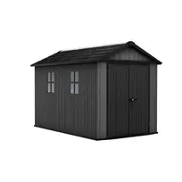Keter Newton Plus Garden Shed 9x7.5 Gray