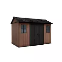 Keter Newton Plus garden shed, 11x7.5 brown
