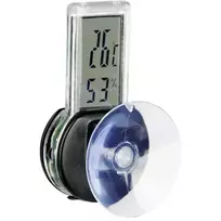 Trixie Thermometers for terrariums: "SP" Digital thermo/hygrometer with suction pad, 3 × 6 cm