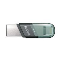 SANDISK iXpand Flash Drive Flip USB flash drive 64GB USB Type-A / Lightning 3.2 Gen 1 (3.1 Gen 1) Grey, Silver, Transparent