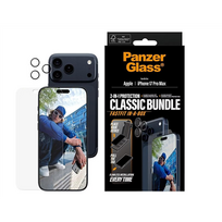 PanzerGlass 2-in-1 Classic Bundle | Screen Protector/Lens protector | Apple | iPhone 17 Pro Max | Transparent