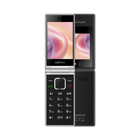 myPhone Tango 2 LTE | Black | 3.5 + 2.4 ” | 48MB | 128MB | Dual SIM | 3G | Bluetooth | 5 | Main camera resolution 2 MP | 1700 mAh