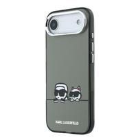 Karl Lagerfeld IML K&CH Heads Logo MagSafe dėklas skirtas Apple iPhone iPhone Air juodos spalvos
