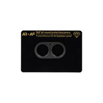 Apsauginis stiklas Aluminum Metal Camera Full Cover Lens on camera skirtas Apple iPhone 17 black (camera island)
