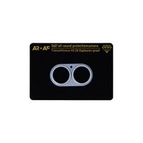 Apsauginis stiklas Aluminum Metal Camera Full Cover Lens on camera skirtas iPhone 17 mist blue (camera island)