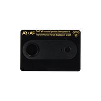 Apsauginis stiklas Aluminum Metal Camera Full Cover Lens on camera skirtas Apple iPhone 17 Air black (camera island+mesh)
