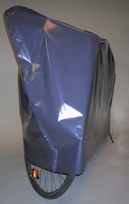 Dviračio uždangalas pilkas 180x100mm