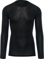 Termo marškinėliai Thermowave vyr. Merino Warm ilgom rankovėm juodi