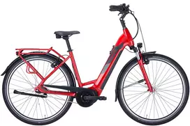 Dviratis 28" elektrinis Pegasus Solero EVO 7R Plus wave BOSCH Sistema 400wh raudonas