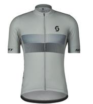 Marškinėliai vyr. trumpom rankovėm Scott RC Team 10 SS light grey/dark blue