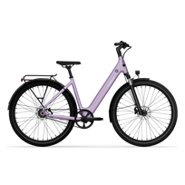 Dviratis 28" elektrinis Tenways CGO800S 374Wh unisex violetinis matinis 48cm one size