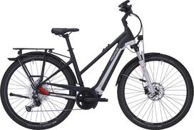 Dviratis 28" elektrinis Pegasus Premio EVO 12 Lite Cross trapez BOSCH Sistema 400wh 12g pilka/juoda