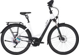 Dviratis 28" elektrinis Pegasus Premio EVO 10 Lite COMFORT 400Wh wave BOSCH sistema balta/juoda