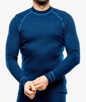 Termo marškinėliai Thermowave vyr. Merino Xtreme ilgom rankovėm mėlyni