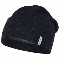 Kepurė Thermowave Merino Train unisex juoda raštuota