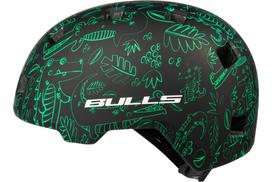 Šalmas Bulls Urban Juveno T140-Y C1 juodas/žalias